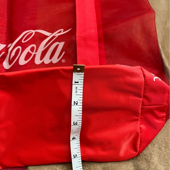 Coca Cola Red Mesh Tote Bag - Picture 7 of 9
